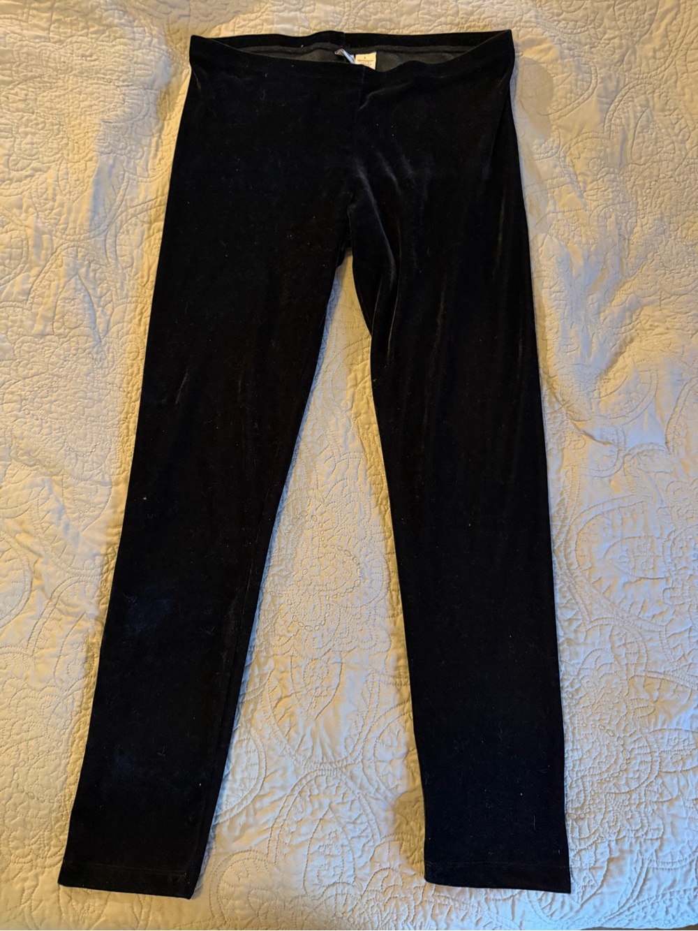 Black SO Velvet Leggings